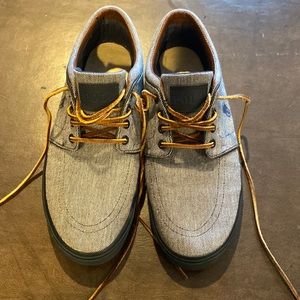 Ralph Lauren Blue Faxon Low Sneakers